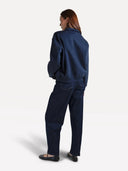 Donkerblauwe barrel jeans vivia