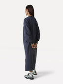 Donkerblauwe jurk kaia