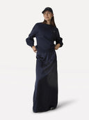 Maxi-rok met glans liz skirt