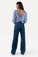 Donkerblauwe jeans moore denim