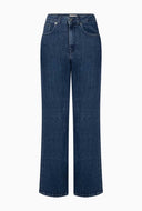 Donkerblauwe jeans moore denim