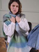 Multi colour sjaal thia check scarf