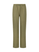 Groene crinkle pantalon merla