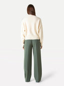Groene pantalon moore pleated pants