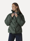 Groene puffer jas annah jacket