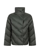 Groene puffer jas annah jacket