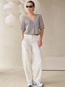 Gestreepte blouse kiek