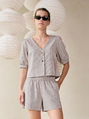 Gestreepte blouse kiek