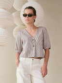 Gestreepte blouse kiek