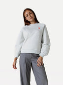 Licht grijze sweater niya heart