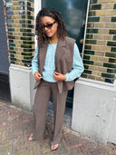 Trui met open rug adea knitted pull