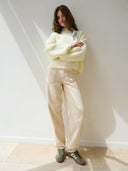 Zacht gebreide trui roxane knitted pull