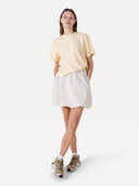 Beige korte rok marielle