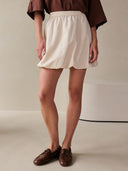 Beige korte rok marielle