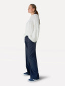 Donkerblauwe moore pleated pants