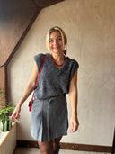 Donkergrijze no‚ knitted pull s/l