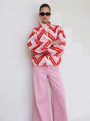 Roze teddy jacket sara