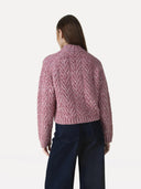 Roze sweater becka knitted pull