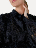 Zwarte blouse thea shirt l/s