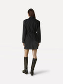Zwarte jurk jilli blazer dress l/s