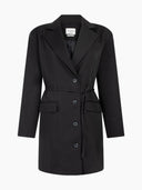 Zwarte jurk jilli blazer dress l/s