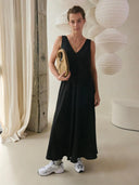 Zwarte maxi jurk aimee