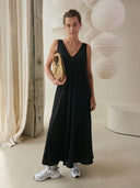 Zwarte maxi jurk aimee