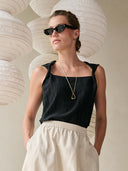 Zwarte top lucie