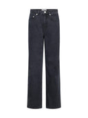Zwarte wide-leg jeans moore