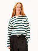 Groen gestreepte sweater iconic a frankaa