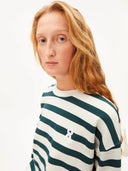 Groen gestreepte sweater iconic a frankaa