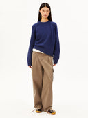 Camel cargo broek