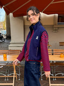 Donkerblauwe bodywarmer iconic a karlenaa