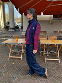 Donkerblauwe bodywarmer iconic a karlenaa