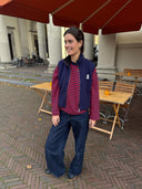 Donkerblauwe bodywarmer iconic a karlenaa