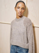 Gebreide trui mohair blend