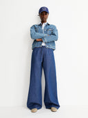 Wide leg jeans astraeaas rinse lengte 34