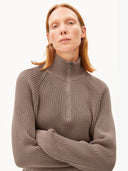 Bruine sweater troyer vanise