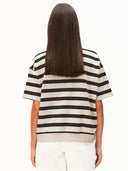 Creme gestreept sweatershirt bamikaa