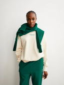 Creme sweater met opdruk alizaa preserve