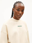 Creme sweater met opdruk alizaa preserve