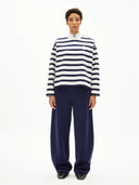 Creme gestreepte sweater iconic a frankaa