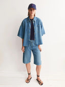 Denim baggy jorts daany