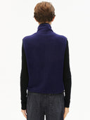 Donkerblauw mouwloos vest iconic a karlenaa