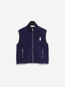 Donkerblauw mouwloos vest iconic a karlenaa