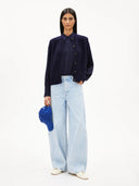 Donkerblauw gilet helgeaa