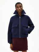 Donkerblauwe jacket joaniaas