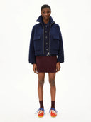 Donkerblauwe jacket joaniaas