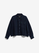 Donkerblauwe denim blouse nalaani