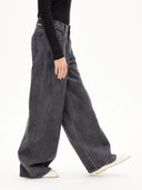 Grijze barrel jeans aalthea